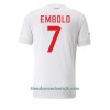 Camiseta de fútbol Suiza Breel Embolo 7 Segunda Equipación Mundial 2022 - Hombre